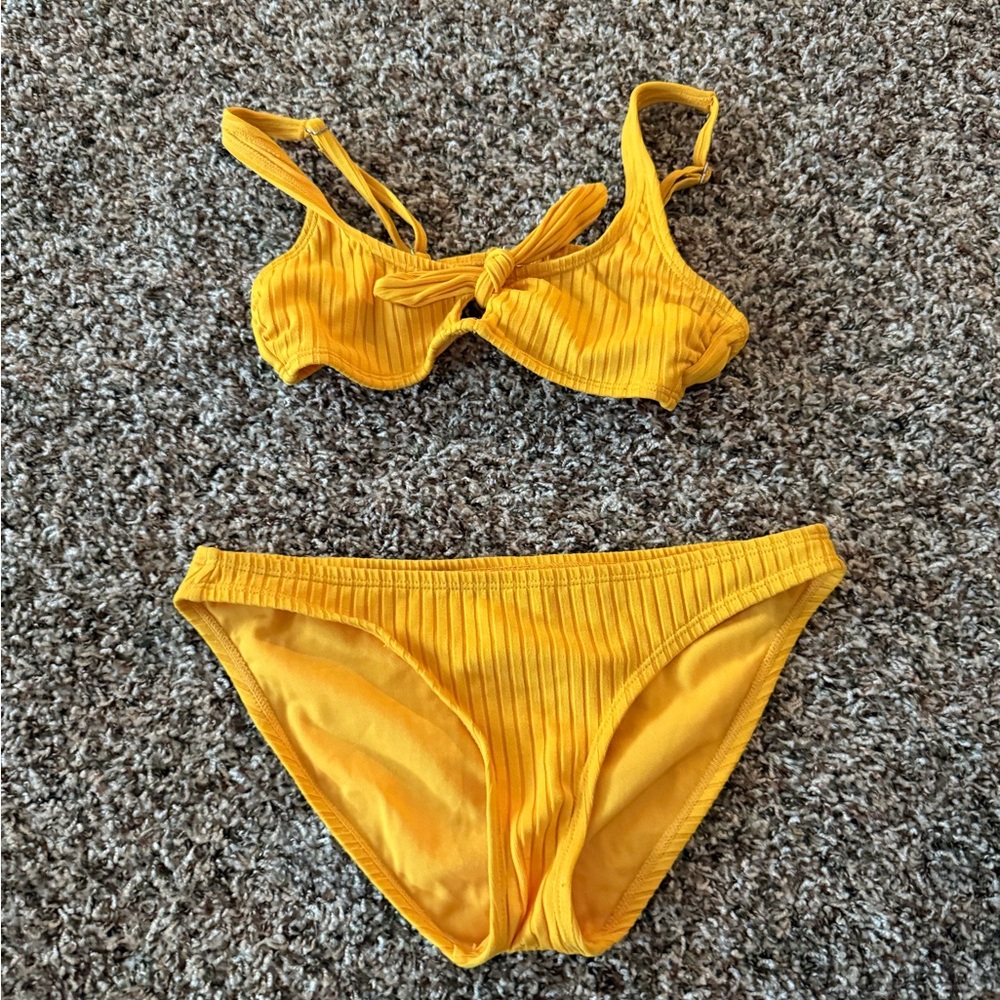 Xhilaration Yellow Bikini Set